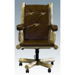 Montana Woodworks® Montana Upholstered Office Chair MWOC / MWOCV Finish Ready