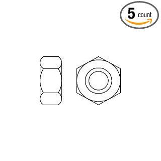 (5pcs) Metric DIN 936 M36X3 Low Hex Jam Nut 17 H Steel (May be supplied in 17 H, 22 H, or 04 Steel at manufacturers' discretion.) Ships Free in USA