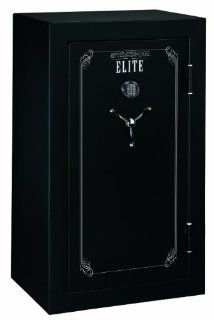 Stack On GSX 936 Elite Safe in Black with Electronic Lock, 36 Gun   Cabinet Style Safes  