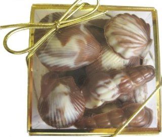 Chocolate Seashell Gift Box    Great Party Favor  Gourmet Chocolate Gifts  Grocery & Gourmet Food