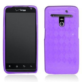 Aimo Wireless LGVS910SKC225 Soft and Slim Fabulous Protective Skin for LG Esteem/Revolution MS970   Retail Packaging   Purple Plaid Cell Phones & Accessories