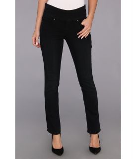 Jag Jeans Petite Mila Pull On Straight in Black Sand Womens Jeans (Black)