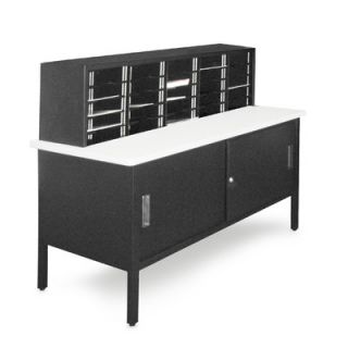 Marvel Office Furniture 25 Adjustable Slot Literature Organizer with Cabinet 
