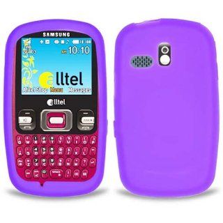 Soft Skin Case Fits Samsung R350 R351 Freeform Purple Skin MetroPCS (does not fit Samsung R360 Freeform II) Cell Phones & Accessories