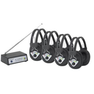 Hamilton Multi Wireless Listening Center with 4 Headphones W904 MULTI