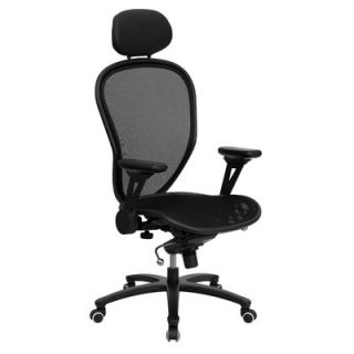 FlashFurniture High Back Mesh Managerial Chair CPA118B01MTLK / CPA118B01BK Ac