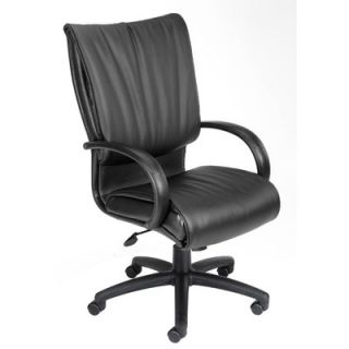 Boss Office Products Modern Mid Back Leather Plus Executive Chair B9701/9702 