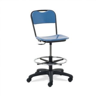 Virco Height Adjustable Lab Stool with Casters N3LAB