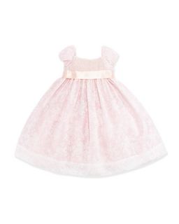 Smocked Floral Print Organza Dress, Girls 4 6X   Ralph Lauren Childrenswear