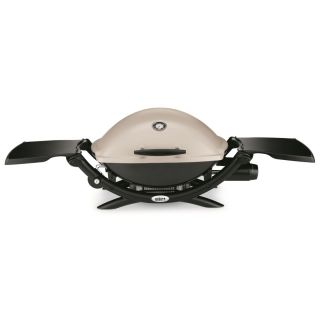 Weber Q2200 Titanium Painted Cast Aluminum 12,000 BTU 280 sq in Portable Gas Grill