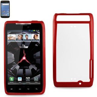 Reiko RKPP MOTXT913RD Premium Durable Protective Case for Motorola Droid Razr Maxx XT913/XT916   1 Pack   Retail Packaging   Red Cell Phones & Accessories