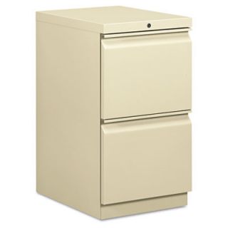 HON Mobile 2 Drawer Efficiencies Pedestal File HON33820RL Finish Putty