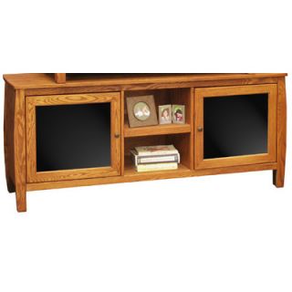 Legends Furniture The Curve 60 TV Stand CV12 Finish Golden Oak