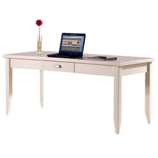 kathy ireland Home by Martin Furniture Tribeca Loft White Writing Desk IMTW384