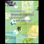 Investigating Statistical Concepts, Applications, and Methods   With CD