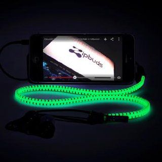 Zipbuds JUICED 2.0 Never Tangle Earbuds Featuring ComfortFit2 Technology, Glow in the Dark Electronics