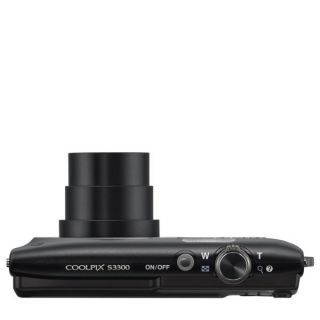 Nikon Coolpix S3300 Compact Digital Camera (16MP, 6x Optical, 2.7 Inch LCD)   Black   Grade A Refurb      Electronics