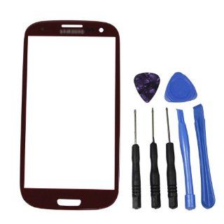 Garnet Red Replacement Screen Glass Lens for Samsung Galaxy S3 i9300 I747 T999 Cell Phones & Accessories