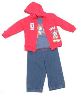 Disney Mickey Mouse Infant Boys 3pc Set Size 18 Mos Clothing