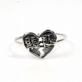 Heartbreaker Ring Sterling Silver 925 Size 4 Jewelry