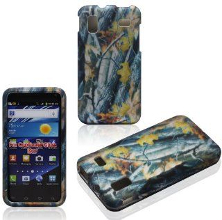 2D Camo Branches Samsung Captivate Glide i927 AT&T Case Cover Hard Case Snap on Rubberized Touch Case Cover Faceplates Cell Phones & Accessories