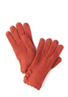Tulle Clothing Root Veggie Gloves in Carrot  Mod Retro Vintage Gloves