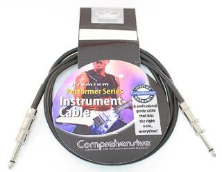 Comprehensive Performer Series 1/4 inch Instrument Cable with Assembled Metal Connectors 25ft Musical Instruments