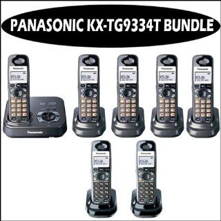Panasonic KX TG9334T DECT 6.0 Expandable Digital Cordless Answering System + 2 Additional Panasonic KX TGA930T Handsets  Cordless Telephones  Electronics
