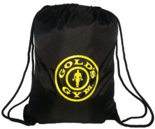 G970 Golds Gym Drawstring Gym Bag (Black) Clothing