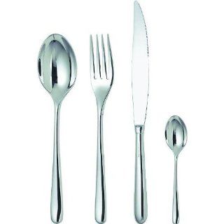 Caccia 24 Piece Cutlery Set in Mirror Polished by Luigi Caccia Dominioni Table Forks 4 Prong Flatware Sets Kitchen & Dining
