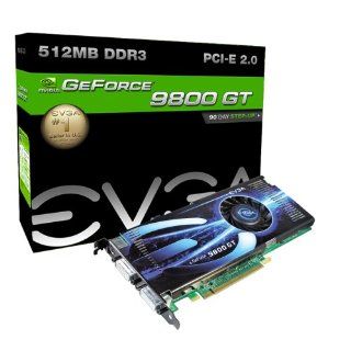 EVGA 512 P3 N975 AR e GeForce 9800 GT 512MB DDR3 PCI E 2.0 Graphics Card Electronics