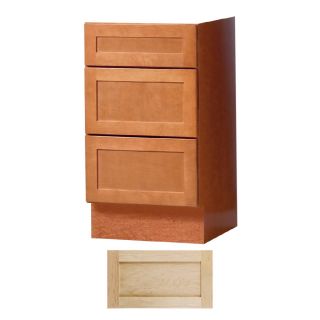 Insignia Crest 33 1/2 in H x 24 in W x 21 in D Natural Maple Drawer Bank