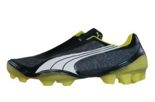 Puma V1.08 Tricks i FG Mens soccer Boots / Cleats   Grey & Yellow Shoes