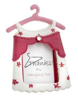 Kate Aspen "Thanks For Hanging Out" Photo Frame/Placeholders, Set of 4, Girl Pink  Baby Keepsake Frames  Baby