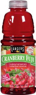 Langers Juice Cocktail, Cranberry Fuji Apple, 32 Ounce (Pack of 12)  Fruit Juices  Grocery & Gourmet Food