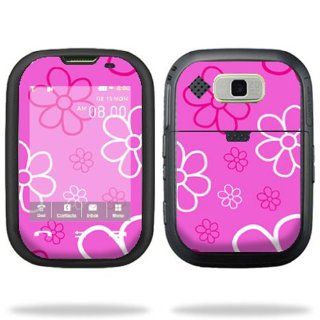 Protective Vinyl Skin Decal Cover for Pantech Pursuit AT&T Cell Phone Sticker Skins Flower Power Cell Phones & Accessories
