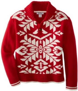 Kitestrings Boys 8 20 Big Boy Blend Shawl Collar Snowflake Sweater Pullover Sweaters Clothing