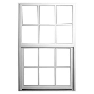 BetterBilt 185 Series Aluminum Double Pane Single Hung Window (Fits Rough Opening 24 in x 36 in; Actual 23.375 in x 35.625 in)