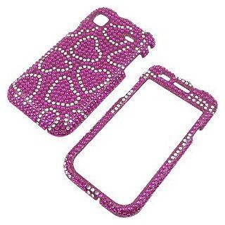 Aimo Wireless SAMT959PCDI069 Bling Brilliance Premium Grade Diamond Case for Samsung Vibrant/Galaxy S 4G T959   Retail Packaging   Hot Pink Cell Phones & Accessories