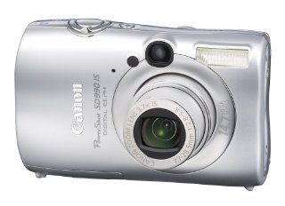 Canon Powershot SD990IS 14.7MP Digital Camera with 3.7x Optical Image Stabilized Zoom (Silver)  Point And Shoot Digital Cameras  Camera & Photo