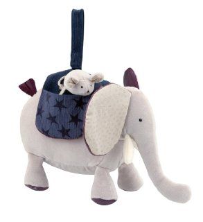 Moulin Roty Activity Plush Elephant, Boris  Plush Toys  Baby