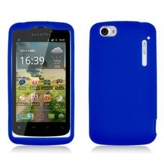 Alcatel 960C (Cricket) Skin Case, Blue Cell Phones & Accessories