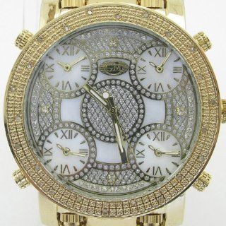 Mens Grand Master Five Time Zone Jet Bling Jacob Co Diamond Watch GM5 5Y Watches