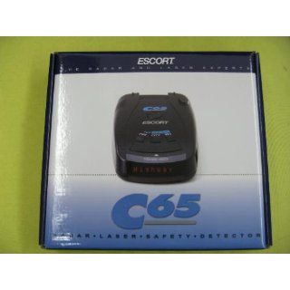 Escort C65 Radar Detector with X, K, & SuperWide Ka Bands, Front and Rear Laser Detection, DSP, and AutoMute 