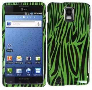 Neongreen Zebra Hard Case Cover for Samsung i997 Infuse 4G Cell Phones & Accessories