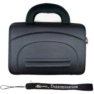 eBigValue Black Protective Hard Nylon Carrying Case for Sony DVP FX970 9 Inch Portable DVD Player + Determination Hand Strap Electronics