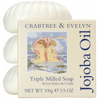 Crabtree & Evelyn Jojoba Oil Triple Milled Soap Set (3X100G)      Health & Beauty