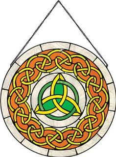 Trinity Celtic Stained Glass Window   Stained Glass Window Panels