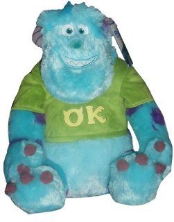 Disney Monsters University SULLEY Cuddle Pillow   Blue (27x14") Toys & Games