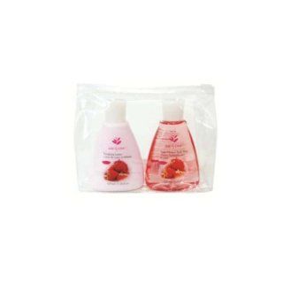 Mellow Strawberry Body Wash & Lotion Travel Set  Toiletry Product Sets  Beauty